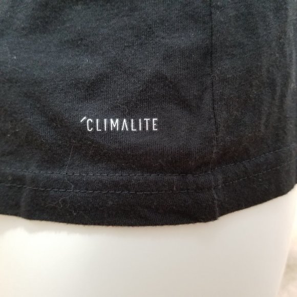 Adidas shirt Large floral linear print logo graphic The Go-To Performance Tee - Picture 5 of 10